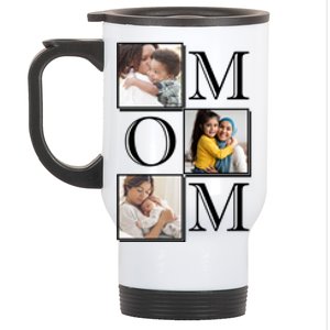 Mom Personalized Gift For Mothers Day Custom Photo Stainless Steel Travel Mug