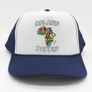 Melanin Poppin Gift Trucker Hat