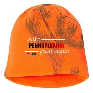 Make Pennsylvania Great Again Kati - Camo Knit Beanie