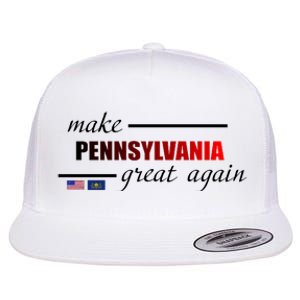 Make Pennsylvania Great Again Flat Bill Trucker Hat