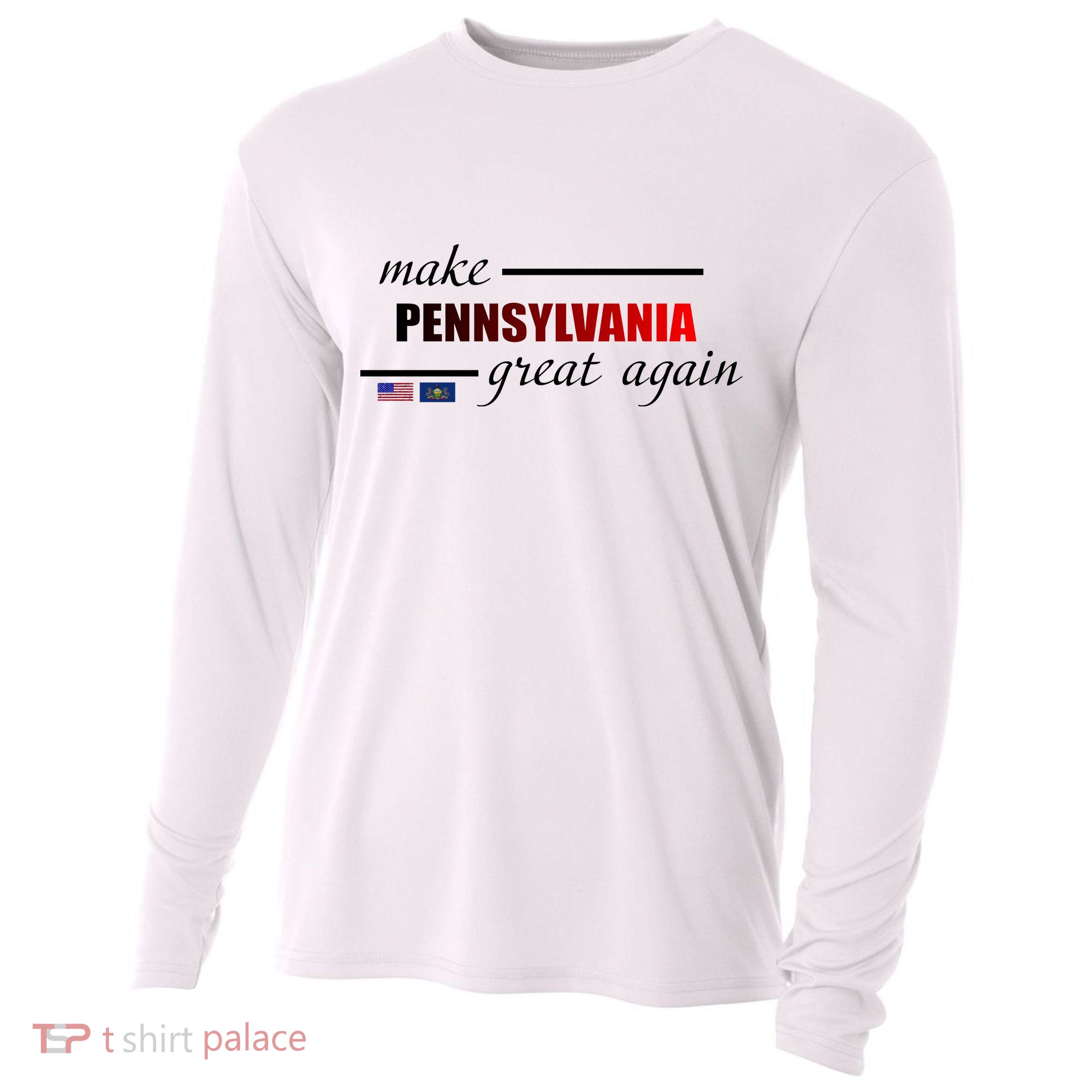 Make Pennsylvania Great Again Cooling Performance Long Sleeve Crew