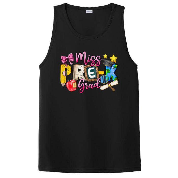 Miss PreK Grad Graduation Last Day Of School PosiCharge Competitor Tank