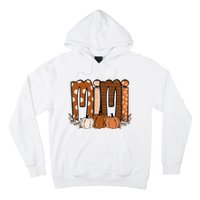 Mimi Pumpkin Halloween Thanksgiving Grandma Fall Leaves Hoodie