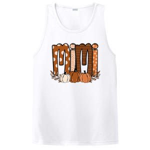 Mimi Pumpkin Halloween Thanksgiving Grandma Fall Leaves PosiCharge Competitor Tank