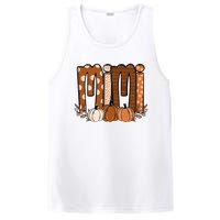 Mimi Pumpkin Halloween Thanksgiving Grandma Fall Leaves PosiCharge Competitor Tank