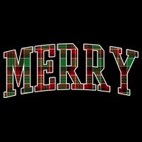 Merry Plaid Holiday Christmas Zip Tote Bag