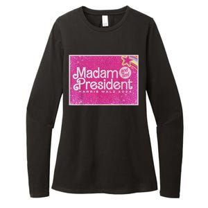 Madam President Harris Waltz 2024 Womens CVC Long Sleeve Shirt