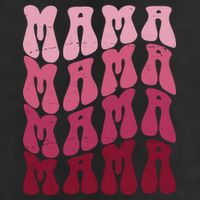 Mama Pink Hippie Retro 7 Panel Mesh Trucker Snapback Hat