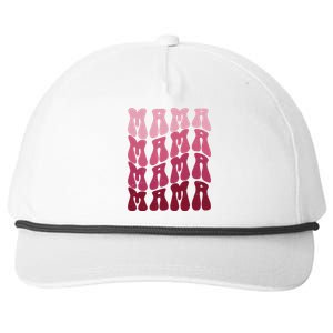 Mama Pink Hippie Retro Snapback Five-Panel Rope Hat