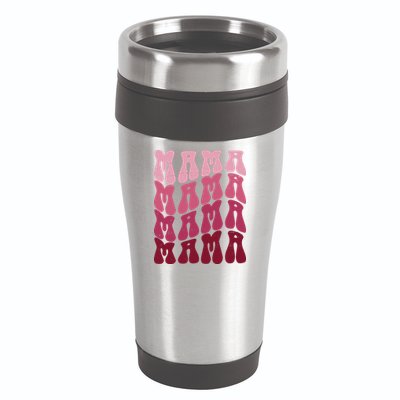 Mama Pink Hippie Retro 16oz Travel Tumbler