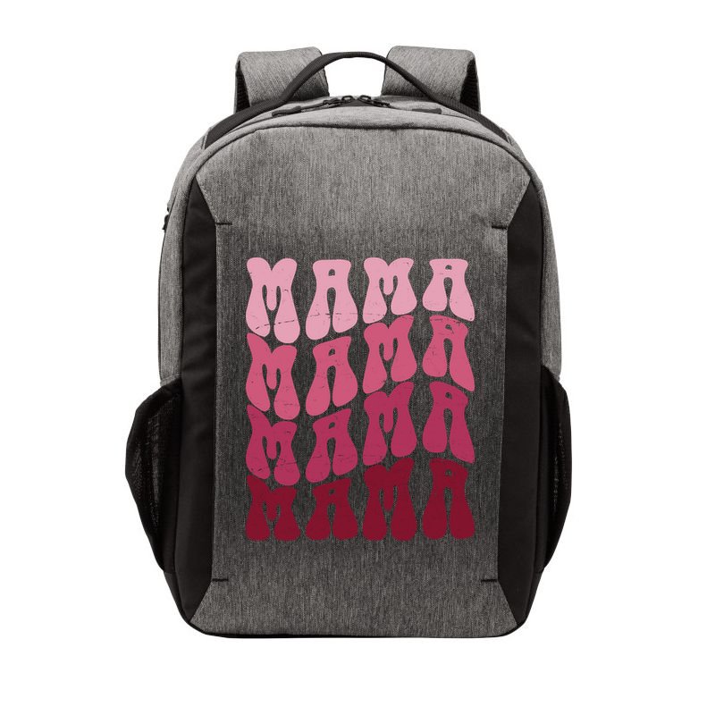 Mama Pink Hippie Retro Vector Backpack