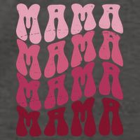 Mama Pink Hippie Retro Vector Backpack