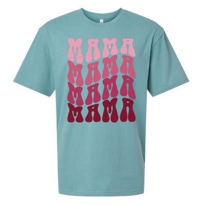 Mama Pink Hippie Retro Sueded Cloud Jersey T-Shirt