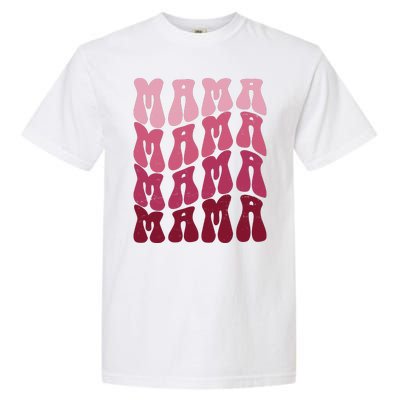 Mama Pink Hippie Retro Garment-Dyed Heavyweight T-Shirt