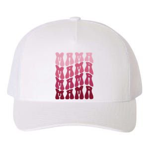 Mama Pink Hippie Retro Yupoong Adult 5-Panel Trucker Hat