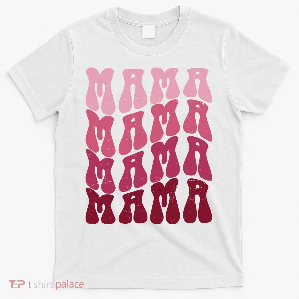 Mama Pink Hippie Retro T-Shirt