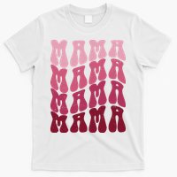Mama Pink Hippie Retro T-Shirt