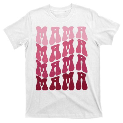 Mama Pink Hippie Retro T-Shirt