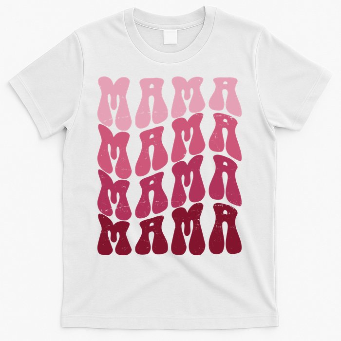 Mama Pink Hippie Retro T-Shirt