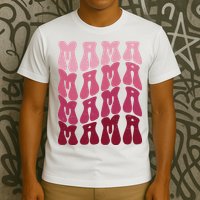 Mama Pink Hippie Retro T-Shirt