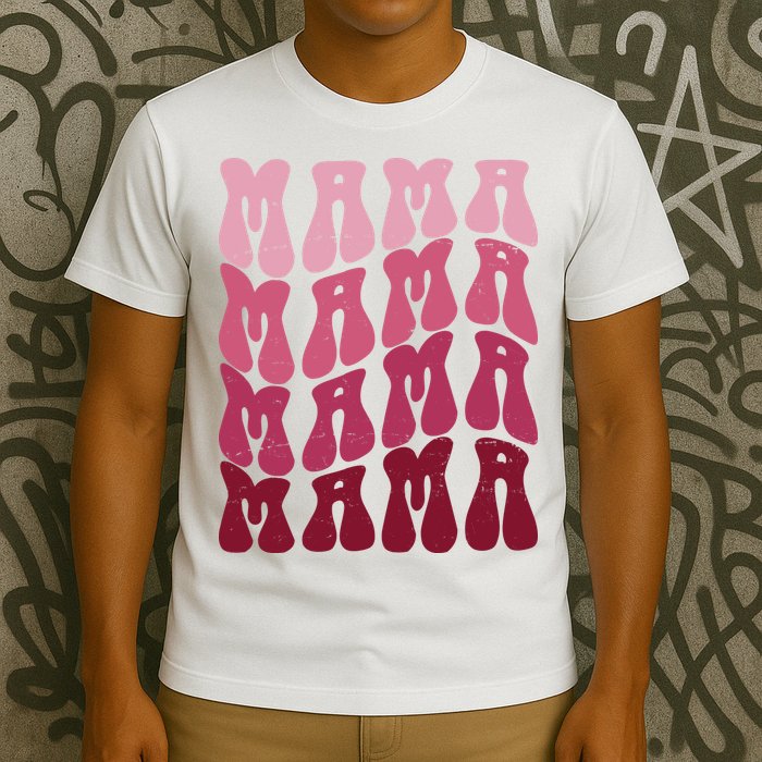 Mama Pink Hippie Retro T-Shirt