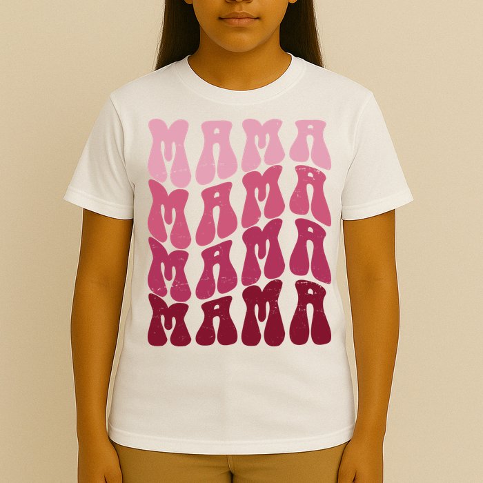 Mama Pink Hippie Retro T-Shirt