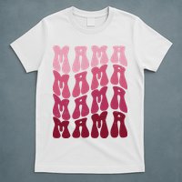 Mama Pink Hippie Retro T-Shirt