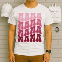 Mama Pink Hippie Retro T-Shirt