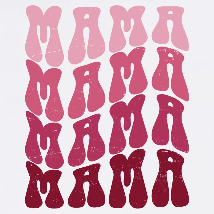Mama Pink Hippie Retro T-Shirt