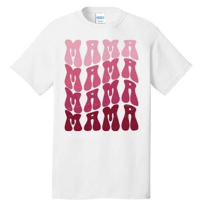 Mama Pink Hippie Retro Tall T-Shirt