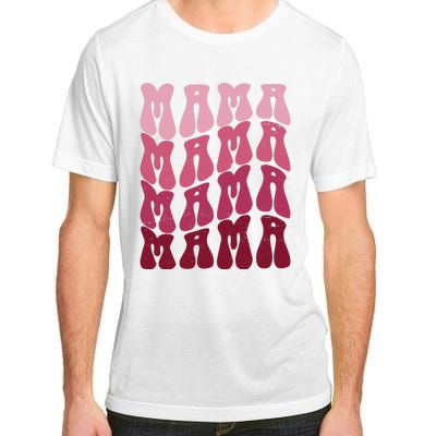 Mama Pink Hippie Retro Adult ChromaSoft Performance T-Shirt