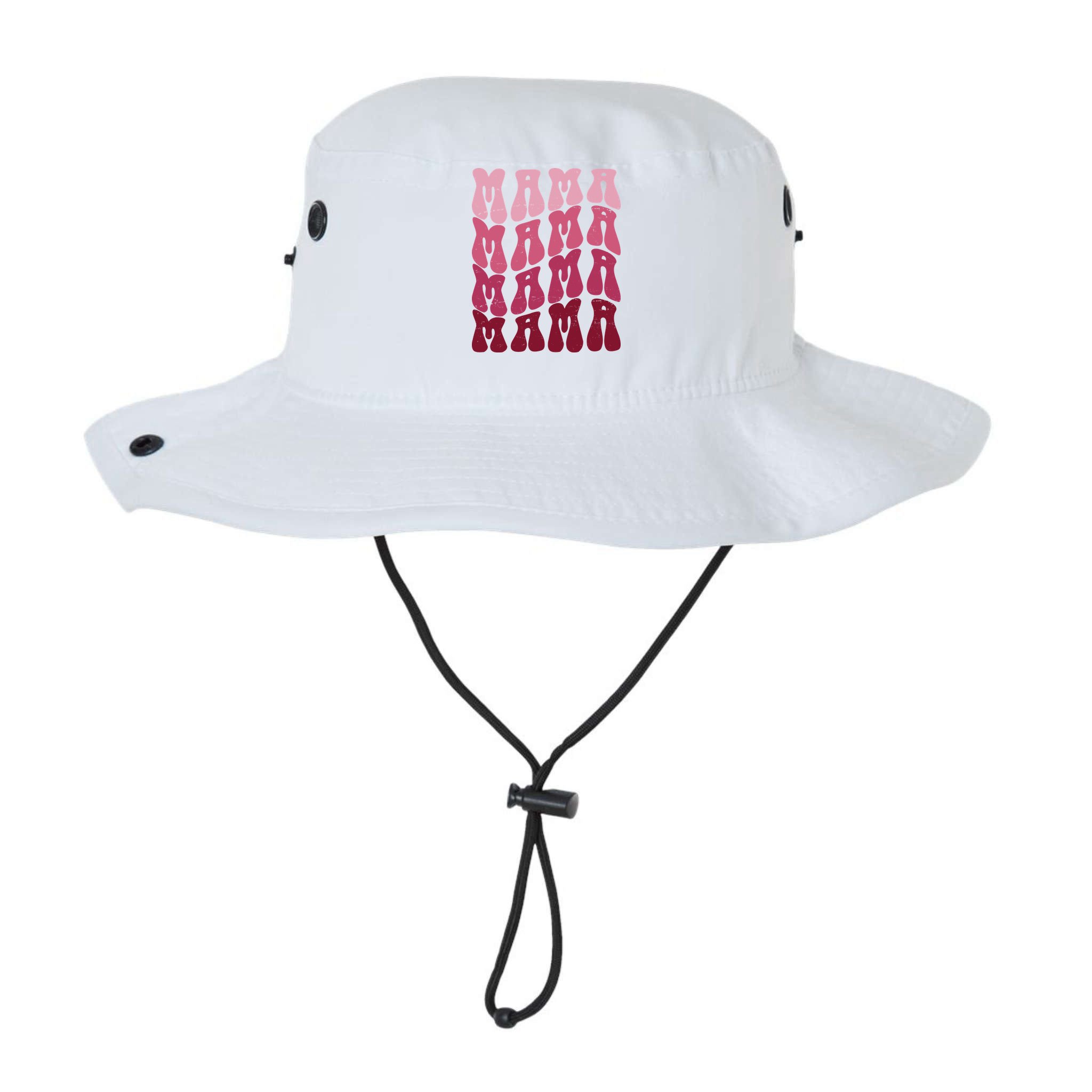 Mama Pink Hippie Retro Bucket Hat