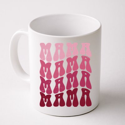 Mama Pink Hippie Retro Mug
