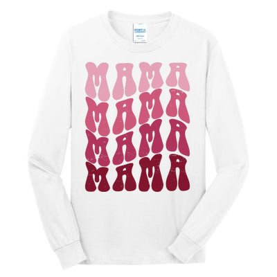 Mama Pink Hippie Retro Tall Long Sleeve T-Shirt