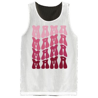 Mama Pink Hippie Retro Mesh Reversible Basketball Jersey Tank