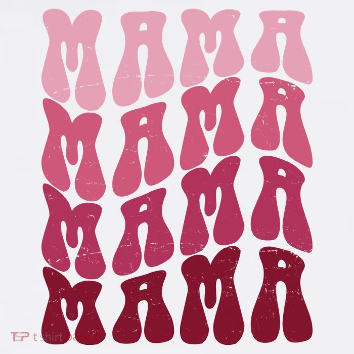 Mama Pink Hippie Retro Premium T-Shirt