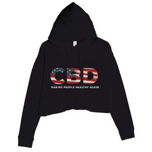 Make People Healthy Again Cbd Oil Cbd Crop Fleece Hoodie