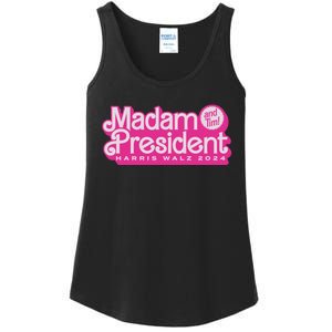 Madam President Harris Walz 2024 Ladies Essential Tank