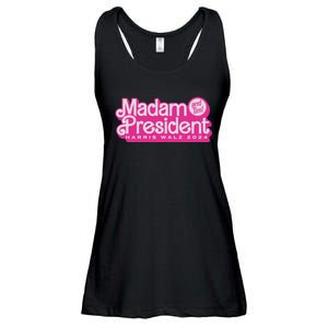 Madam President Harris Walz 2024 Ladies Essential Flowy Tank