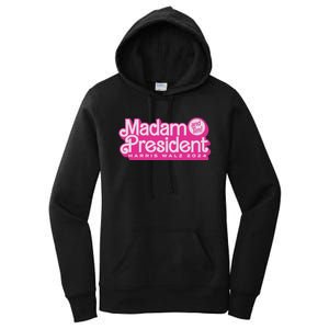 Madam President Harris Walz 2024 Women's Pullover Hoodie