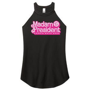 Madam President Harris Walz 2024 Women's Perfect Tri Rocker Tank