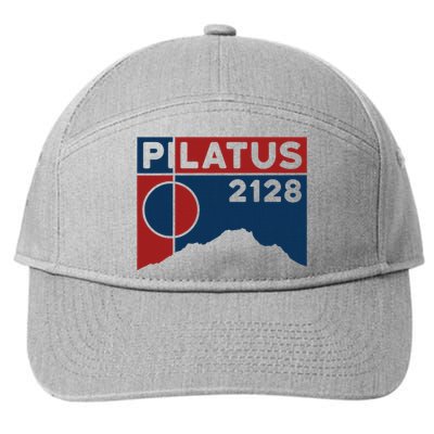 Mount Pilatus Hike Luzern Swiss Hiking Gifts 7-Panel Snapback Hat