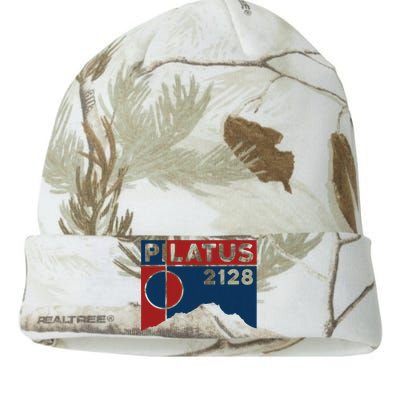 Mount Pilatus Hike Luzern Swiss Hiking Gifts Kati Licensed 12" Camo Beanie