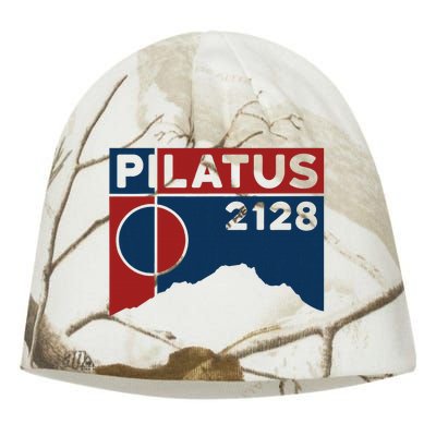 Mount Pilatus Hike Luzern Swiss Hiking Gifts Kati - Camo Knit Beanie