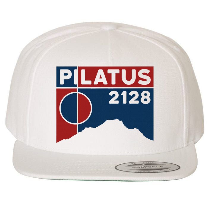 Mount Pilatus Hike Luzern Swiss Hiking Gifts Wool Snapback Cap