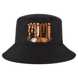 Mimi Pumpkin Halloween Thanksgiving Grandma Fall Leaves Cool Comfort Performance Bucket Hat