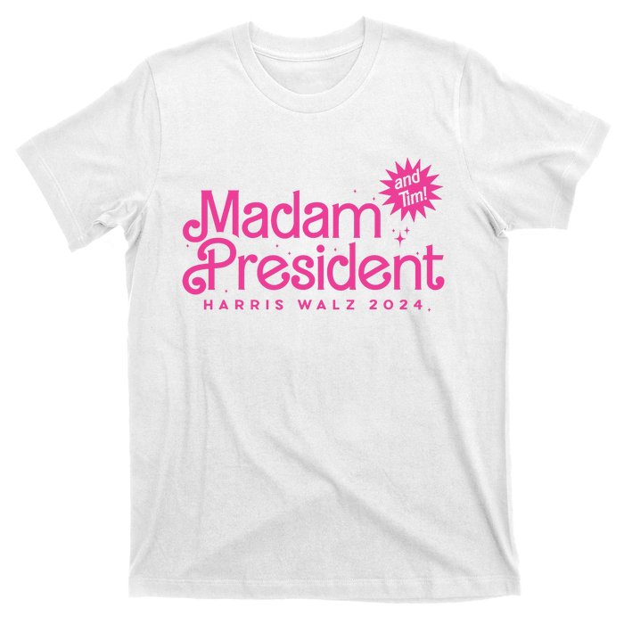 Madam President Harris Walz 2024 And Tim Walz T-Shirt