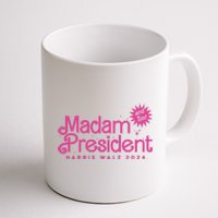 Madam President Harris Walz 2024 And Tim Walz Coffee Mug