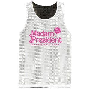 Madam President Harris Walz 2024 And Tim Walz Mesh Reversible Basketball Jersey Tank