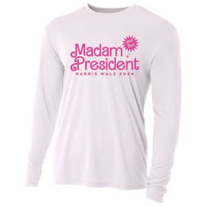 Madam President Harris Walz 2024 And Tim Walz Cooling Performance Long Sleeve Crew